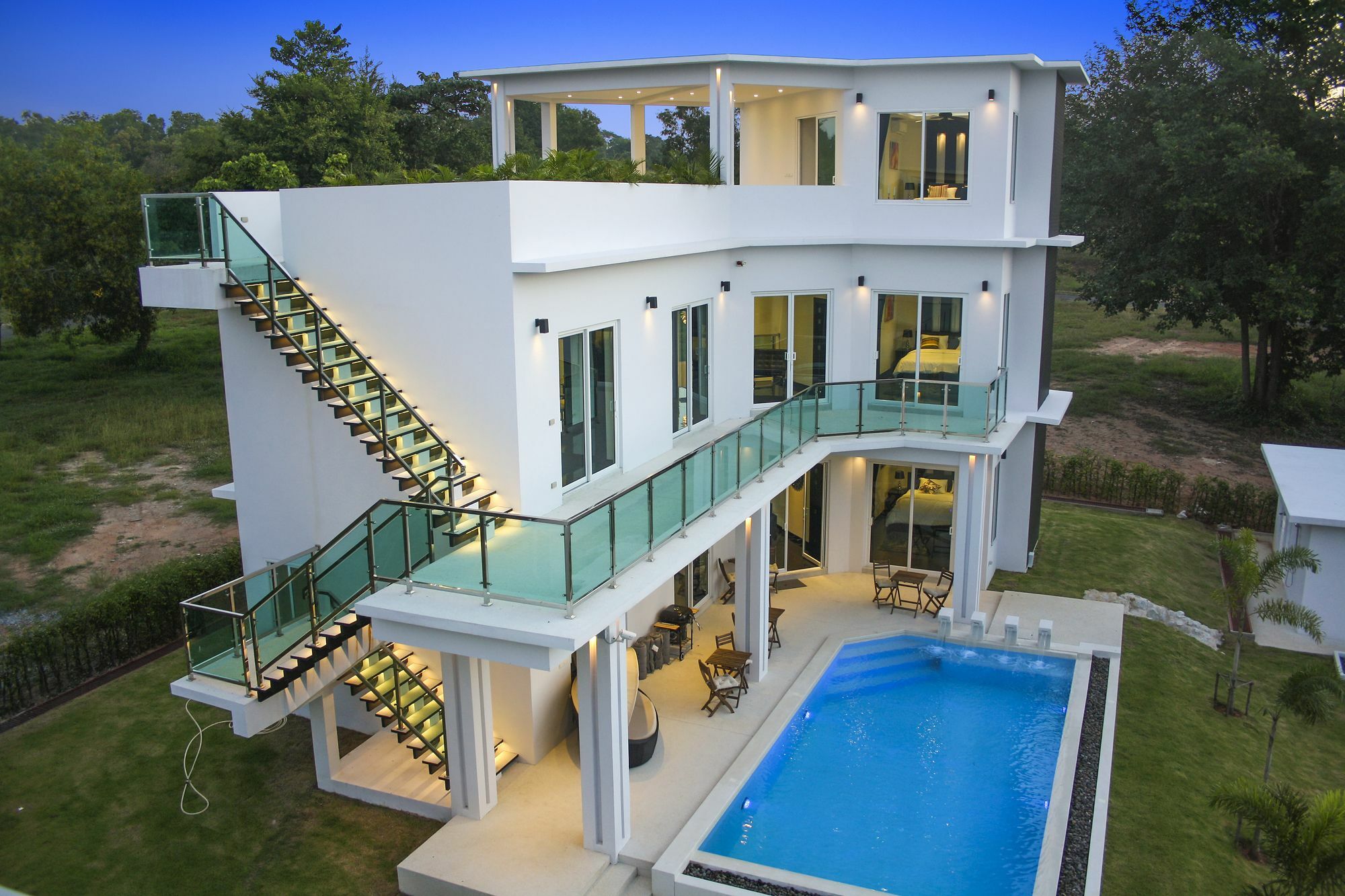 Green View Villas Bang Lamung Exterior foto